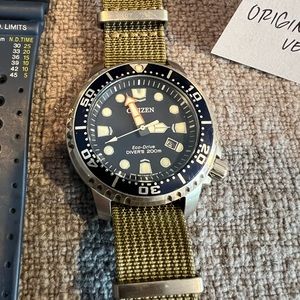 CITIZEN Promaster watch with extra band (PRICE FIRM)